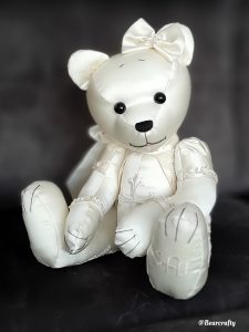 wedding gown teddybear