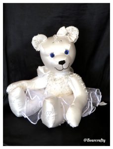 Wedding gown teddy