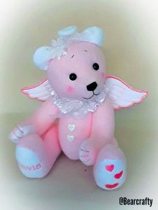 angel bear memorial teddy