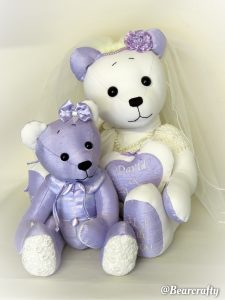 wedding gown bear